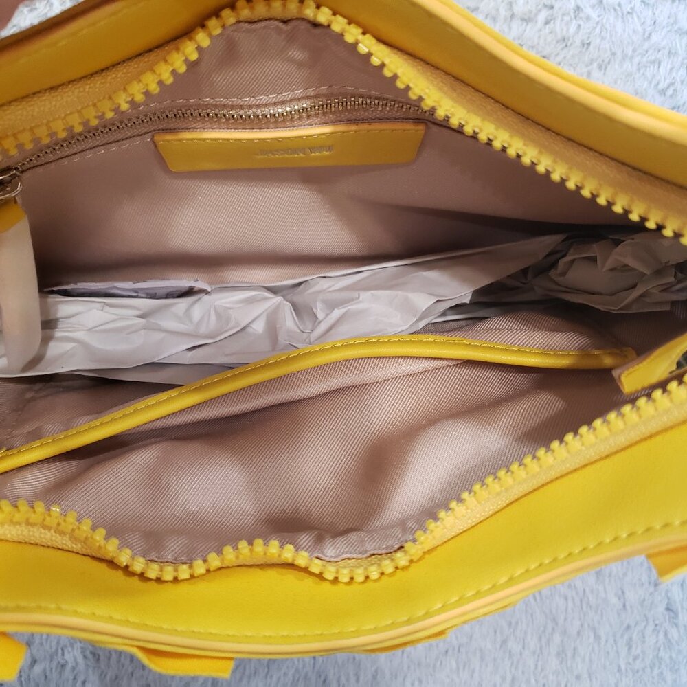 Jason Wu Sunflower Shoulder Bag Purse Ruffle Ribbon Detail NWT $138 Bright Girly - Picture 5 of 5